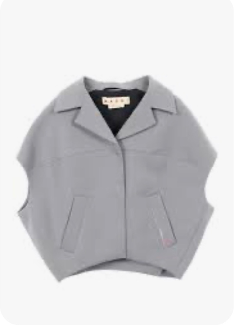 ♥️ NEW Pamella Roland SleevelessGrey Jacket